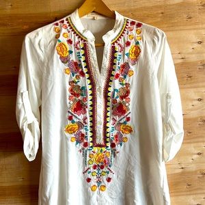 Embroidered tunic
